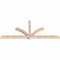 Ekena Millwork Redmond Smooth Timber Gable Bracket, Douglas Fir, 96"W x 40"H x 3 1/2"D x 3 1/2"F, 10/12 Pitch GBW096X40X0404RED00SDF - alternate 5